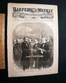 Lincoln is inaugurated...    Graphic print on the front page...   - Image 2