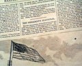 Lincoln is inaugurated...    Graphic print on the front page...   - Image 7