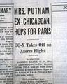 Amelia Earhart flies solo across the Atlantic in 1932... - Image 2