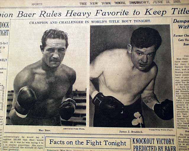 Cinderella Man - Max Baer