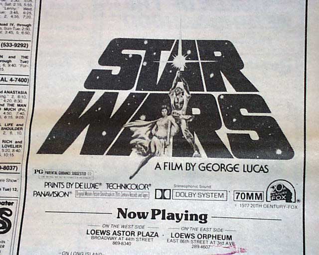 george lucas star wars 1977