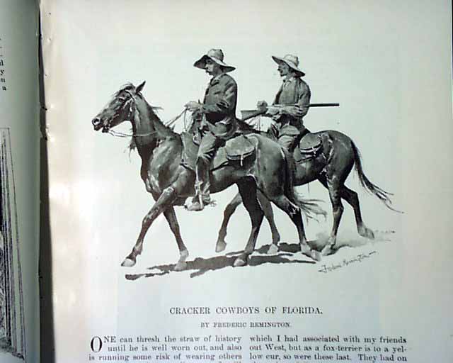 Remington writes & illustrates "Cracker Cowboys of Florida