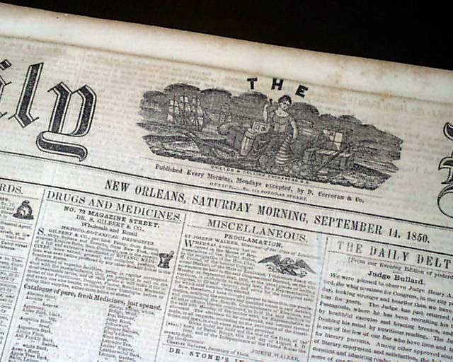 Slave ads & notices in this antebellum Louisiana newspaper...