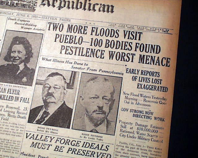 1921 Pueblo, Colorado flood...
