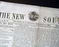Rare Union occupation newspaper from near the end of the Civil War... - Image 1