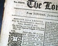 Great front page content on troubles between England & the colonies... - Image 1