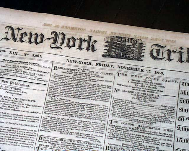 Much on the John Brown raid at Harper's Ferry... - RareNewspapers.com