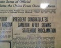 Arizona Statehood in Arizon Paper... - Image 5