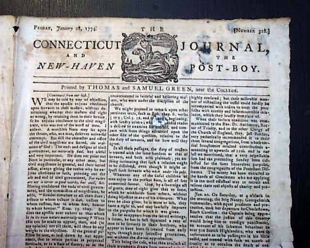 The handbill that was posted to organize the Boston Tea Party ...