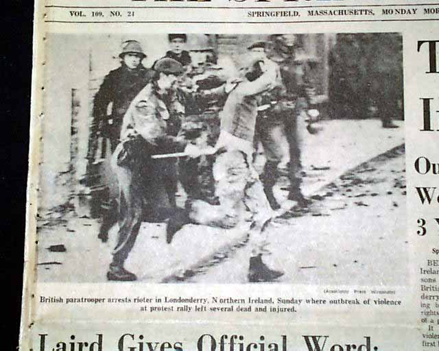 1972 Bloody Sunday...