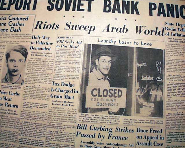 1947 Jerusalem riots.... - RareNewspapers.com