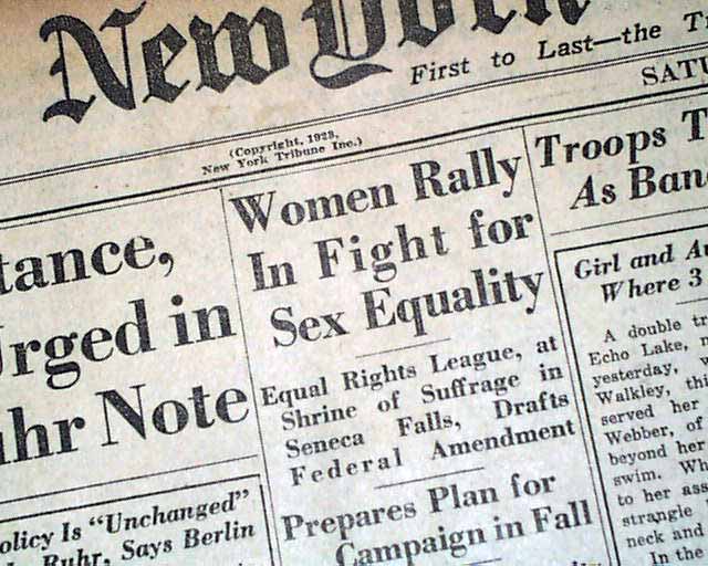 the equal rights amendment