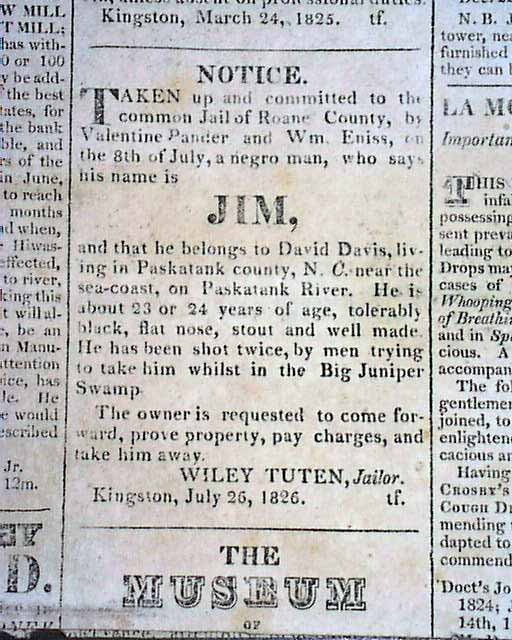 Very early Knoxville, Tennessee newspaper...