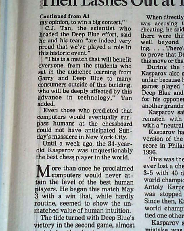 20 years ago @Kasparov63 beat @IBM – Please open source DEEP BLUE «  Adafruit Industries – Makers, hackers, artists, designers and engineers!