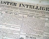 Early from Lancaster...