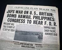 Japan attacks Pearl Harbor...   