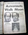 Man walks on the moon: two great front pages... - Image 1
