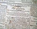 Four George Washington signatures on the front page... - Image 1