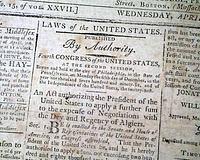 Four George Washington signatures on the front page...