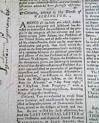 George Washington's last official letter...