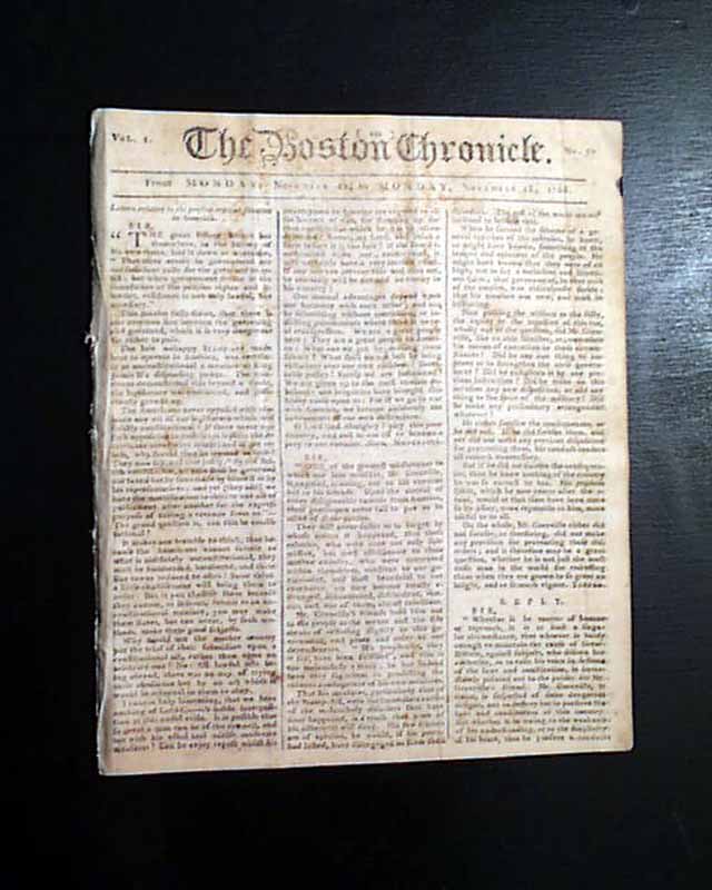 Predicting the coming Revolutionary War... The Regulators of North