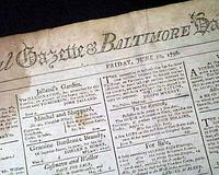 Slave-related ads in this Baltimore newspaper...