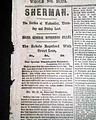 Reports on General Sherman's battles... - Image 1