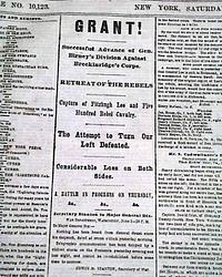 The Rebel cavalry is routed...