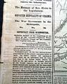 One of the first Civil War maps in a newspaper... - Image 3