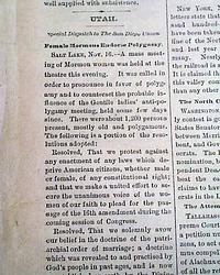 Mormon woman rally in support of polygamy...