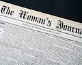 Uncommon 19h century women's suffrage newspaper...  - Image 1