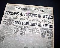 World War I: Germans are attacking in waves...
