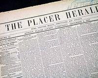 A gold mining camp in California... 