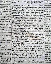 Early newspaper from Long Island...