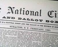 Uncommon woman suffrage paper from Syracuse...