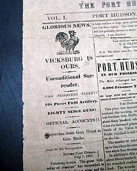 The first of only two issues published: very rare from Louisiana...