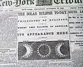 Andersonville prison trial...   Graphic on the solar eclipse... - Image 1
