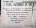 The Spanish-American War begins: United States declares war... - Image 1