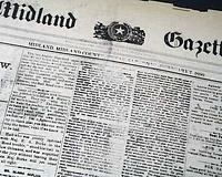 First of this Texas newspaper we've offered...