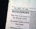 President Andrew Johnson is acquitted... - Image 1