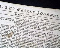 London news from 1728...