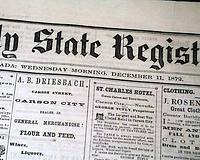 From this famous mining town in Nevada...