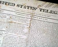 Duff Green's politcal newspaper from the nation's capital...