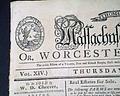 Masthead engraved by Paul Revere & printed by the famed Isaiah Thomas...   - Image 2