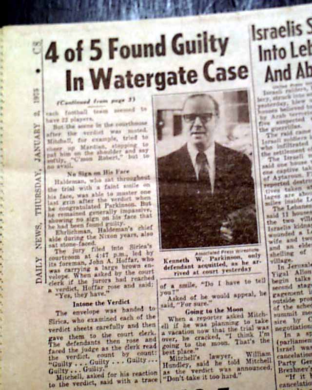 Key issue on the Watergate scandal...(01)