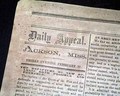 Battle of Arkansas Post in a Confederate newspaper... - Image 10
