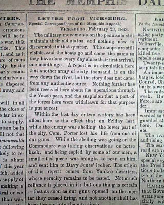 Battle of Arkansas Post in a Confederate newspaper... - RareNewspapers.com