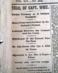 The demon of the Andersonville prison...