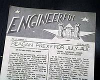"Camp" newspaper produced by an engineering unit during World War II...