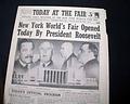 Existed to report on the New York World's Fair... - Image 1